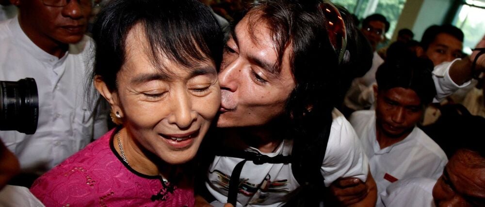 Kim Aris, der Sohn der inhaftierten Friedensnobelpreisträgerin Aung San Suu Kyi, wendet sich immer wieder mit Videos an die Öffentlichkeit. (Archivbild)