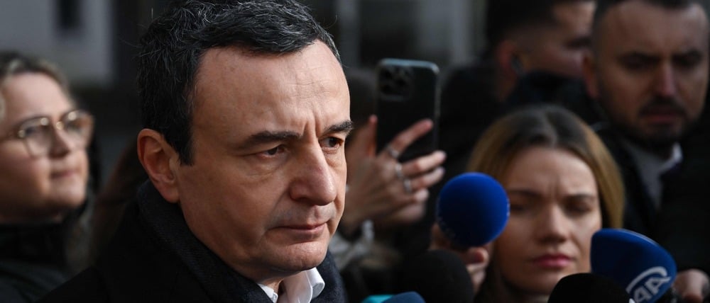 Kosovos Premierminister Albin Kurti.