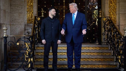 US-Präsident Trump (rechts) und der ukrainische Präsident Selenkyj.