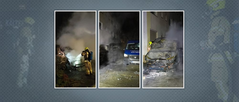 In der Nacht zu Sonntag wurde ein Berliner Kältebus in Brand gesetzt. Das Feuer schlug auf ein weiteres Fahrzeug über.