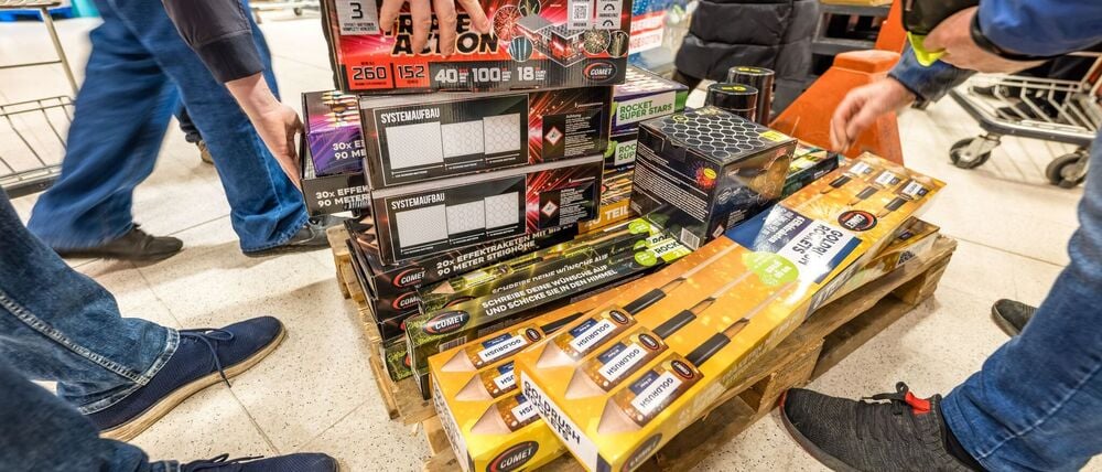Der Verkauf von Silvester-Feuerwerk ist gestartet. Er ist auf den 29. bis 31. Dezember beschränkt.