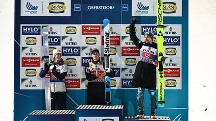 Hoffmann rückte unverhofft aufs Podium.