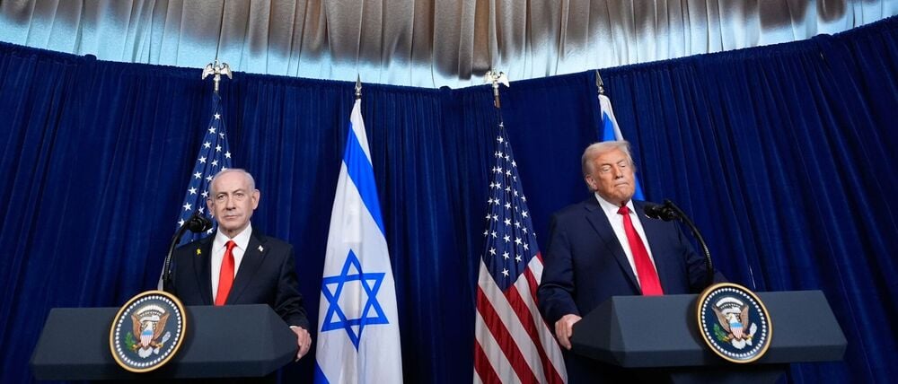 US-Präsident Trump und Israels Premier Netanjahu sehen den Iran weiter als Bedrohung. 