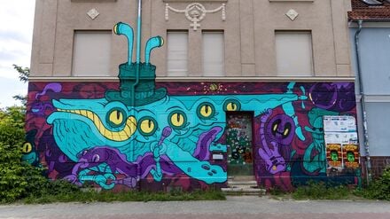 Das Wohnprojekt wurde schon in der Vergangenheit mehrfach attackiert. (Archivbild)