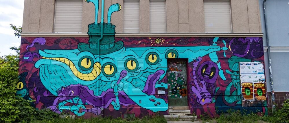 Das Wohnprojekt wurde schon in der Vergangenheit mehrfach attackiert. (Archivbild)