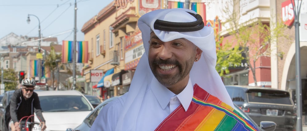 Der Katarer Nas Mohamed setzt sich für queere Rechte ein.