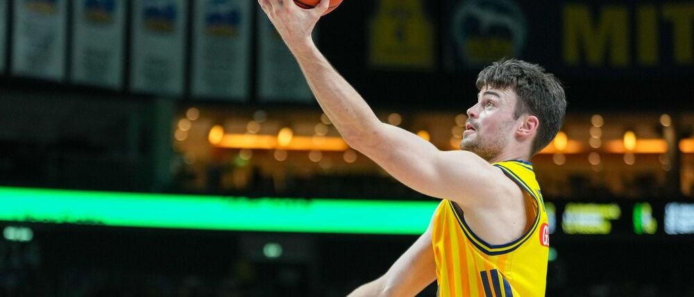 Alba-Kapitän Jonas Mattisseck baut auf die gute Defensive seines Teams. (Archivbild)