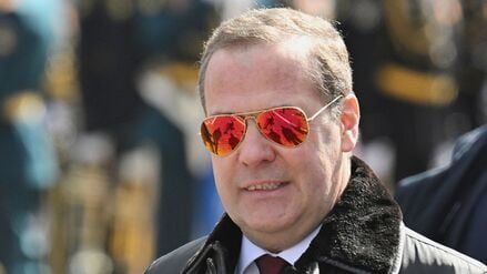 Dmitri Medwedew, stellvertretender Vorsitzender des russischen Sicherheitsrates und Vorsitzender der Partei „Einiges Russland“.