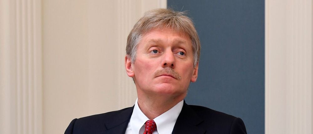 ARCHIV - 14.04.2020, Russland, Moskau: Dmitri Peskow, Sprecher des russischen Präsidenten Putin, nimmt an einer Videokonferenz im Moskauer Kreml mit Putin teil. (zu dpa: «Peskow: Russland und USA wieder im Telefonkontakt») Foto: Alexei Nikolsky/AP/dpa +++ dpa-Bildfunk +++