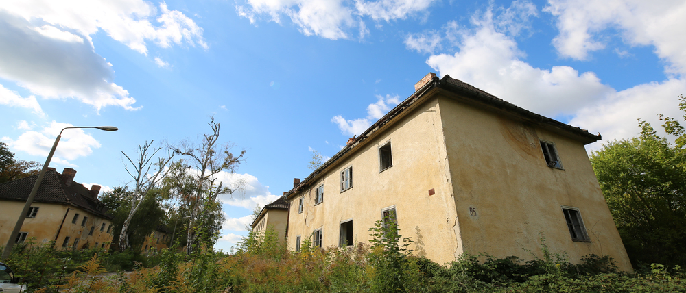 Krampnitz Potsdam. Ehemaliges Kasernengelände. Bergviertel.