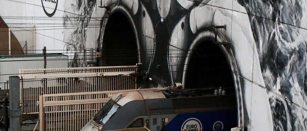 Der Zugverkehr durch den Eurotunnel ist beeinträchtigt (Archivbild) 