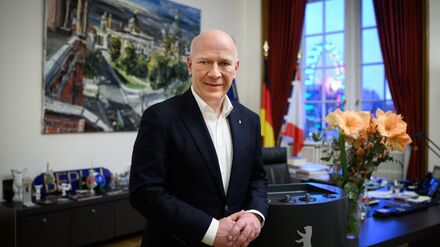 Berlins Regierender Bürgermeister Kai Wegner (CDU) hat sein Büro im Roten Rathaus. (Archivbild)