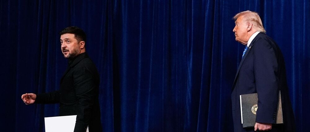 Trump und Selenskyj haben sich erst am Sonntag in Florida getroffen und sollen nach Angaben aus Kiew nun bei einem Gipfel in Paris erneut miteinander reden. (Archivbild)