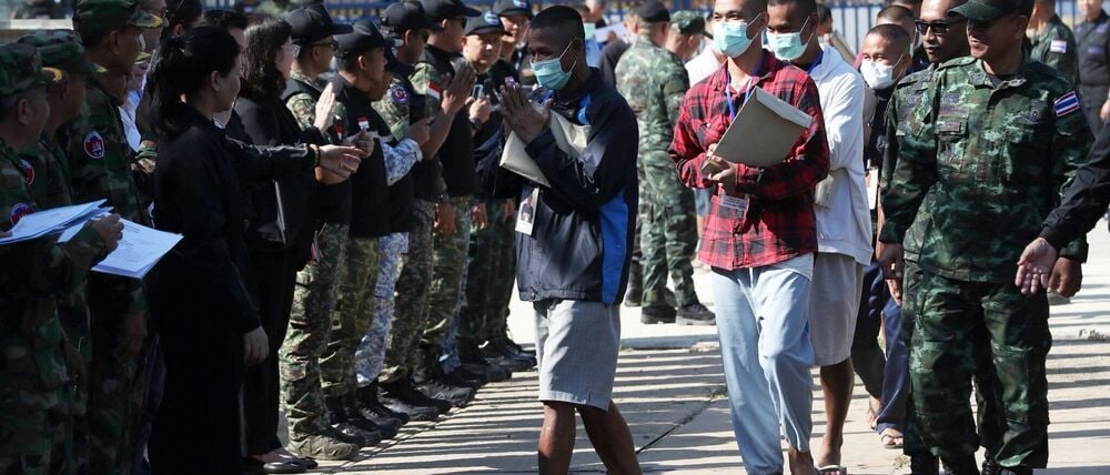 Die kambodschanischen Soldaten waren 155 Tage in Thailand inhaftiert gewesen.