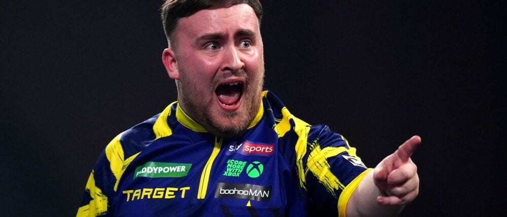 Legte sich mit den Fans an: Luke Littler.