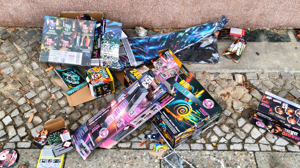 Feuerwerk in Berlin.