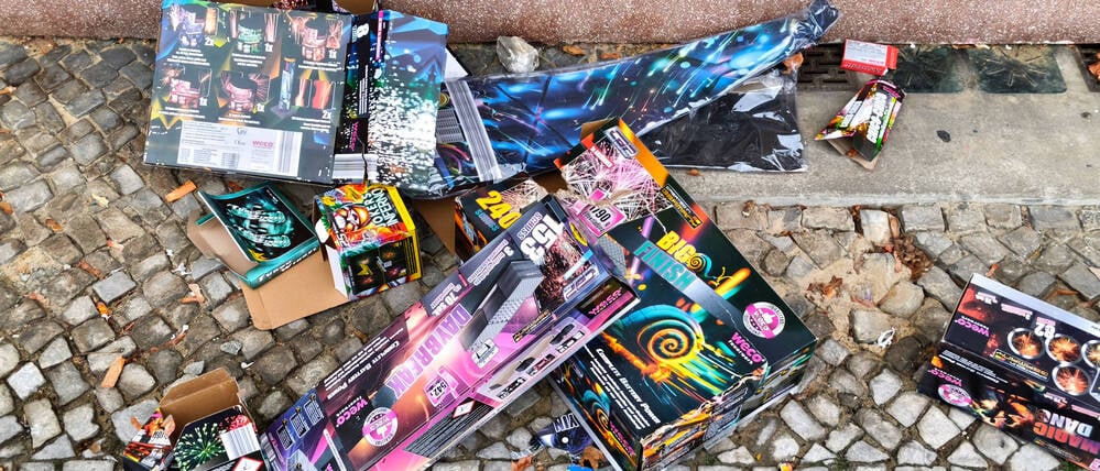 Feuerwerk in Berlin.