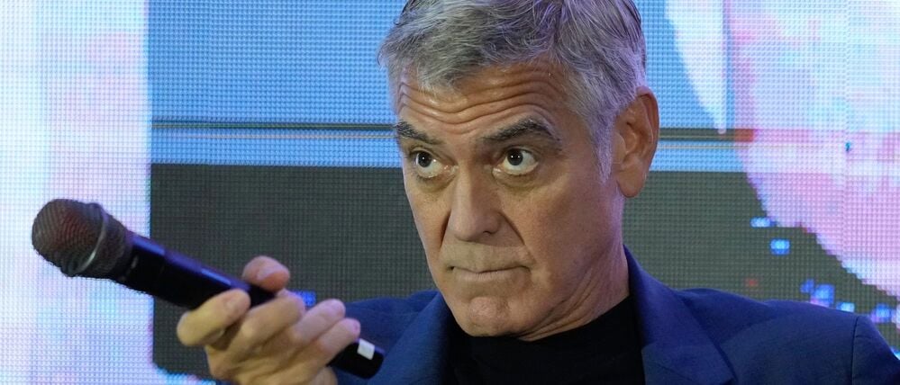 Hollywoodstar George Clooney ist nicht um eine Antwort verlegen, wenn der US-Präsident gegen ihn schießt. (Archivbild)