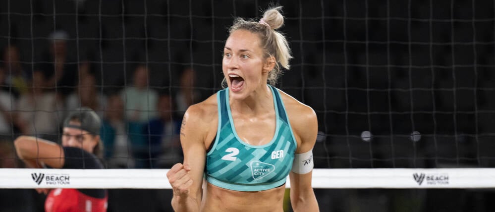 Louisa Lippmann wechselte 2022 von der Halle in den Sand.