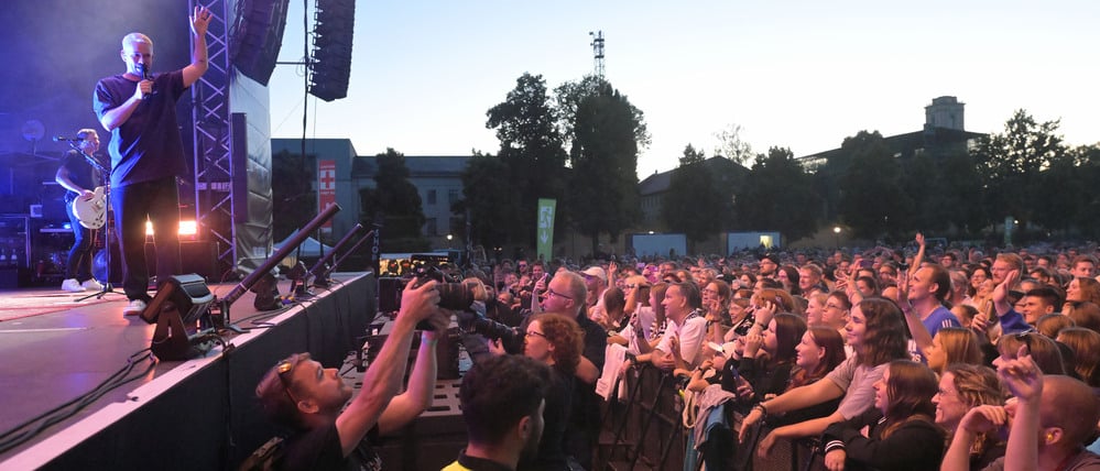 Stadtwerkefest 2024: Auftritt von Revolverheld. 