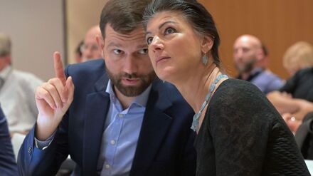 Brandenburgs BSW-Landesgeschäftsführer Stefan Roth äußert sich zur Forderung der SPD einem Treuebekenntnis zur Koalition (Archivbild).