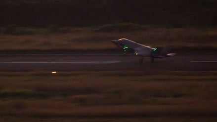 US-Kampfjet in der Karibik. 