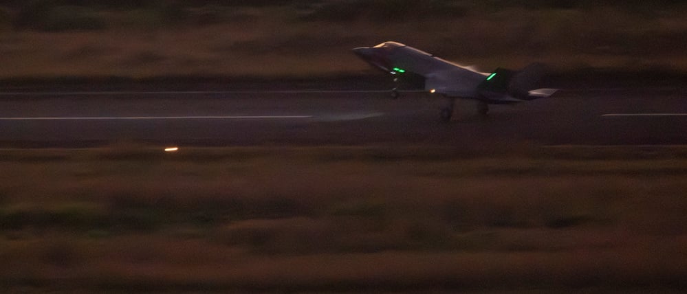 US-Kampfjet in der Karibik.