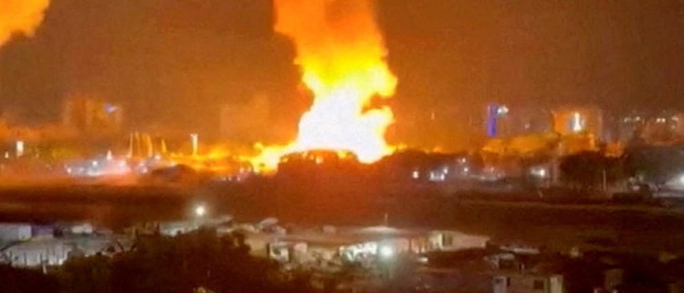 Explosionen in Caracas in der Nacht zu Samstag.