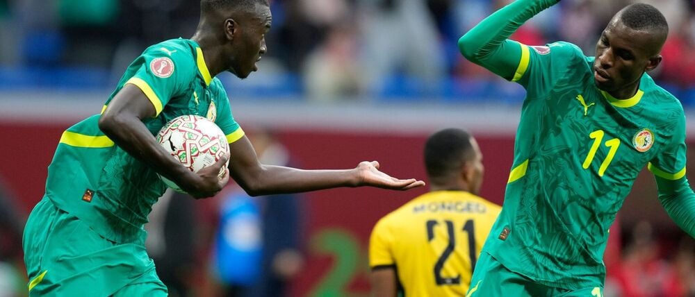 Bayern-Profi Nicolas Jackson (11) gab die Vorlage zum 2:1-Führungstreffer des Senegal.