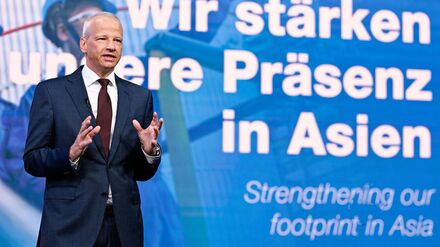 Markus Kamieth war Asien-Chef der BASF, bevor er 2024 zum neuen Vorstandsvorsitzenden des Konzerns wurde und Martin Brudermüller ablöste. (Archivbild)