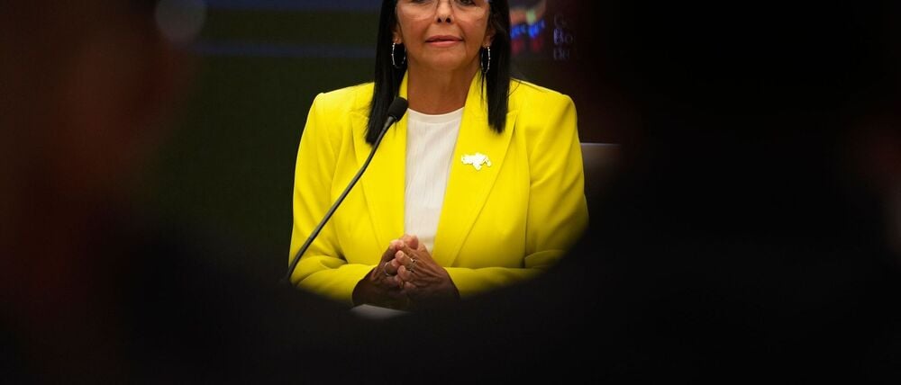 Die venezolanische Vizepräsidentin Rodriguez soll die Führung des Landes übernehmen. (Archivbild)
