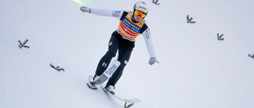 Domen Prevc war in der Qualifikation nicht so stark wie zuletzt.