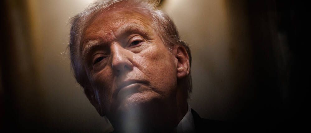 US-Präsident Donald Trump bei einer Kabinettssitzung.