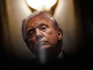 US-Präsident Donald Trump bei einer Kabinettssitzung.