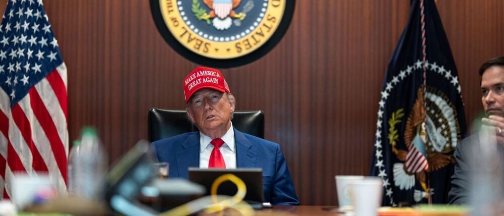 US-Präsident Donald Trump hat den Einsatz am Samstag nach eigenen Angaben live verfolgt. (Archivbild)