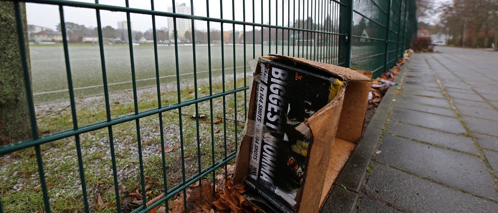 An diesem Sportplatz im Stadtteil Stern ereignete sich die Explosion.