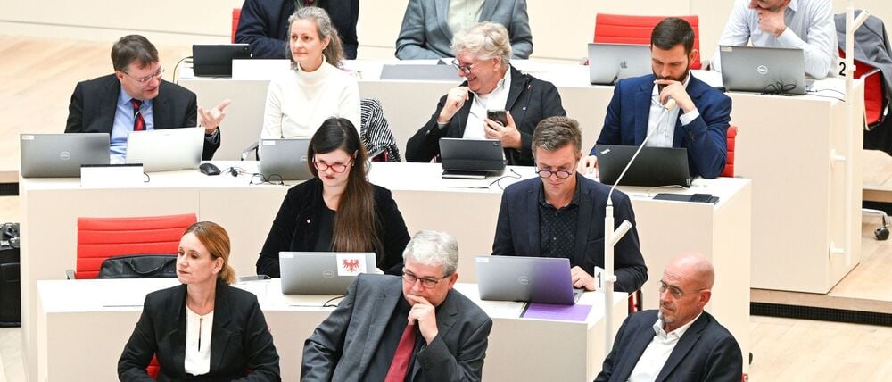 Ein lang andauernder Streit in der Brandenburger BSW-Landtagsfraktion bringt die Koalition immer stärker in Bedrängnis. (Archivbild)