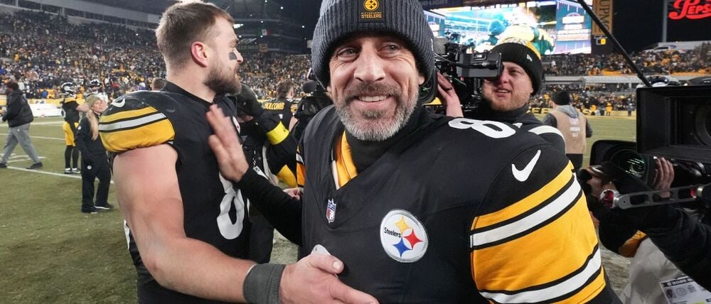 Aaron Rodgers hat mit den Pittsburgh Steelers die Playoffs erreicht.