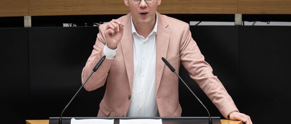 Der Innenpolitikexperte der grünen Fraktion im Abgeordnetenhaus, Vasili Franco, fordert Verbesserungen beim Katastrophenschutz in Berlin. (Archivbild)