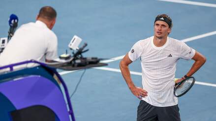 Zverev war nach der Niederlage frustriert.