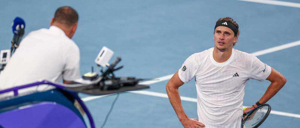 Zverev war nach der Niederlage frustriert.
