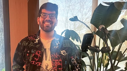 Mann aus Venezuela in New York Sänger Ricky Roma kann die Ereignisse des Wochenendes kaum glauben.