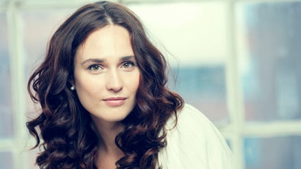 Die Pianistin Anna Vinnitskaya. 