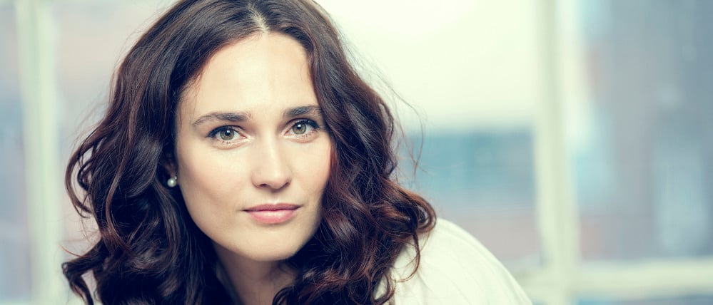 Die Pianistin Anna Vinnitskaya.