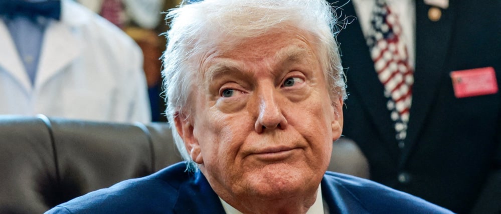 US-Präsident Donald Trump am 18. Dezember 2025 im Oval Office des Weißen Hauses in Washington, D.C..