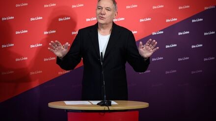 Linken-Chef Jan van Aken findet den Anschlag auf das Berliner Stromnetz „total Panne".