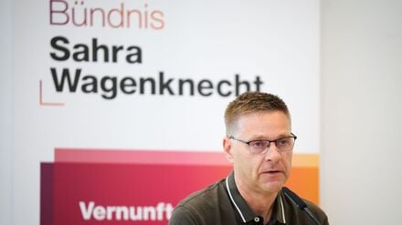 BSW-Generalsekretär Oliver Ruhnert sieht noch Chancen für die Koalition seiner Partei mit der SPD in Brandenburg. (Archivbild) 