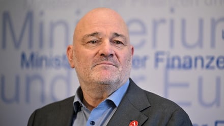 Brandenburgs Finanzminister Robert Crumbach (nun parteilos).