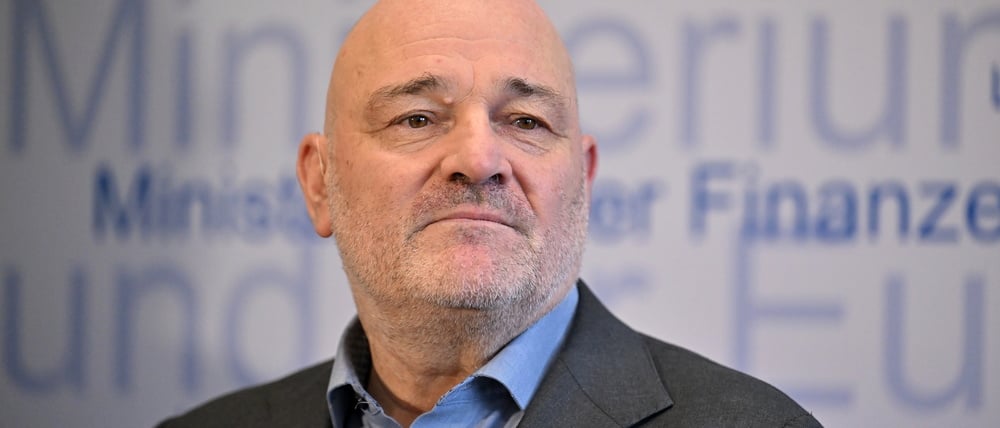 Brandenburgs Finanzminister Robert Crumbach (nun parteilos).