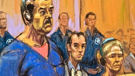 Maduro vor Gericht in New York. 